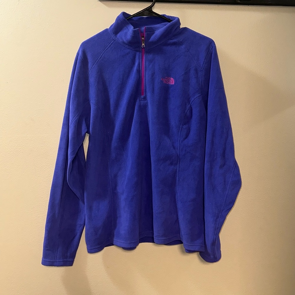 Purple north face fleece